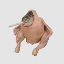 Smoking Chicken Fish